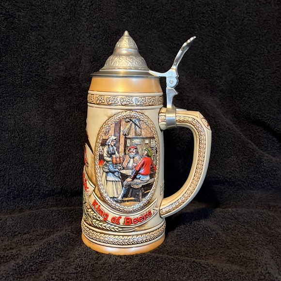 1985 Tomorrow’s Treasures Anheuser Busch Collectible Beer Stein J Series #73158 - Picture 2 of 10